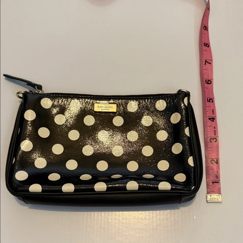 Kate Spade Black and White Polka Dot Wristlet - Picture 8 of 8